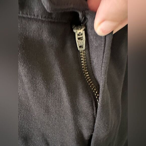 J. Crew Womens Pixie Ankle Stretch Ponte Knit Dress Pants Black Pocket Size 8 R - Picture 5 of 10